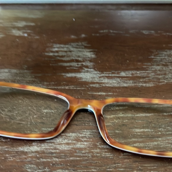 Prada VPR 10F 701-101 brown rectangular eyeglasses - Picture 5 of 16